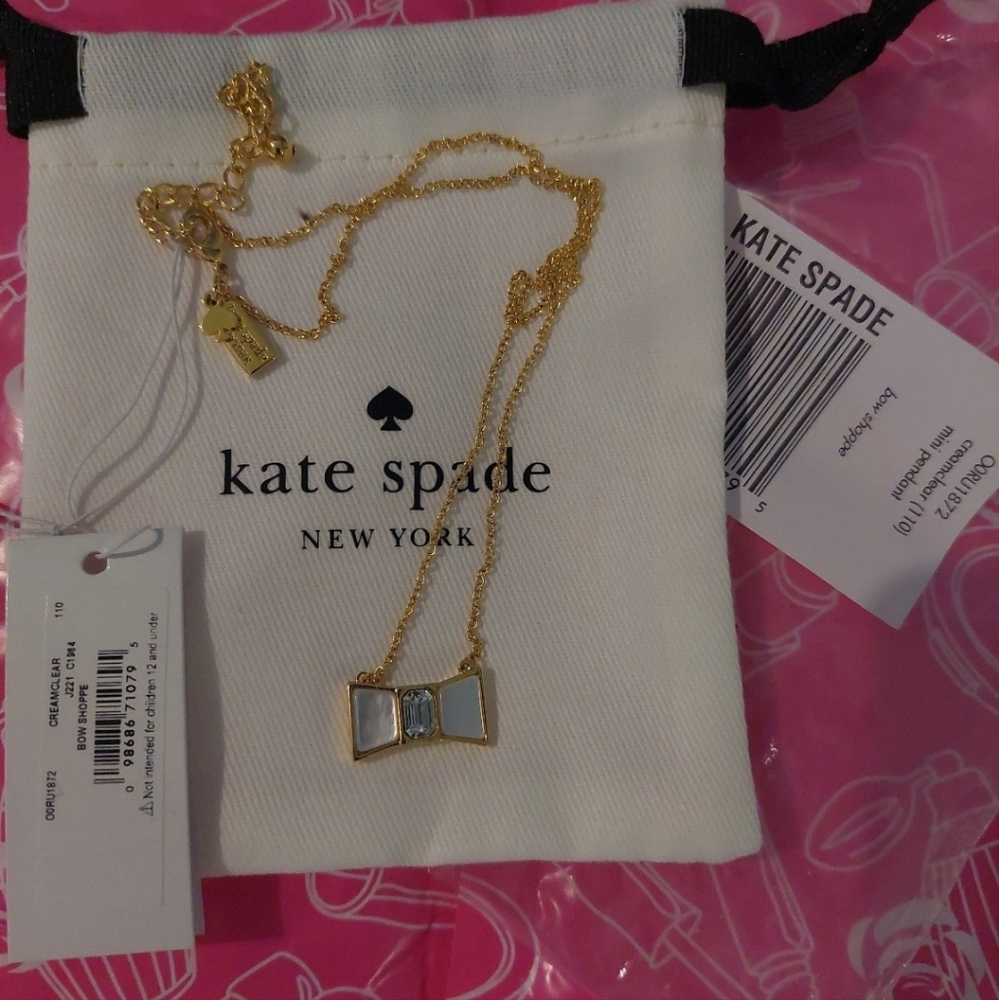 Kate Spade Bow Shoppe Mini Pendant